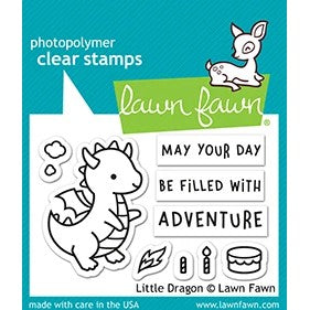Lawn Fawn Little Dragon Clear Stamps - LF2323