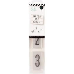 Heidi Swapp Lightbox Numbers Black - 312881