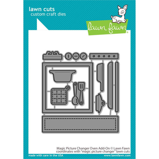 Lawn Fawn Custom Craft Die - Magic Picture Changer Oven Add-On - LF2436