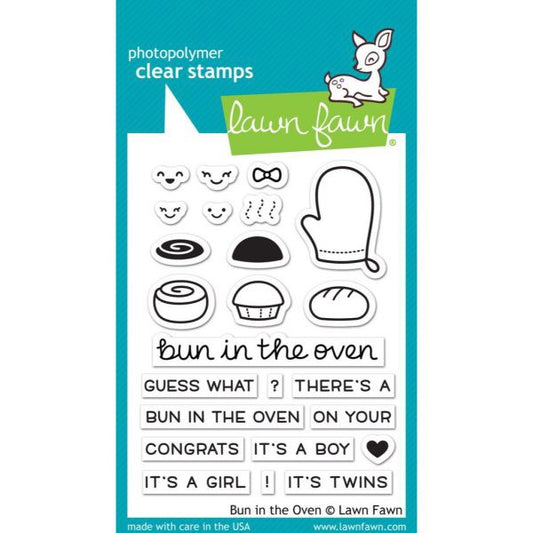 Lawn Fawn Bun In The Oven Clear Stamp - lf1317