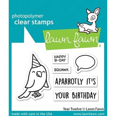 Lawn Fawn Year Twelve Stamps - LF2788