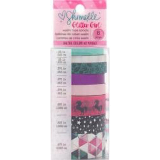 American Crafts Shimelle Glitter Girl Washi Tapes - 343663