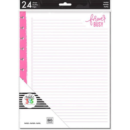 Mambi Happy Planner Neon Happy Life Fill Paper – BIG - FILBN-01