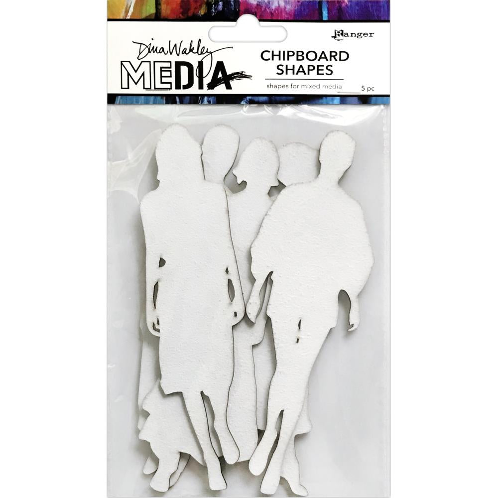 Dina Wakley Media Chipboard Shapes - The Women - MDA74984