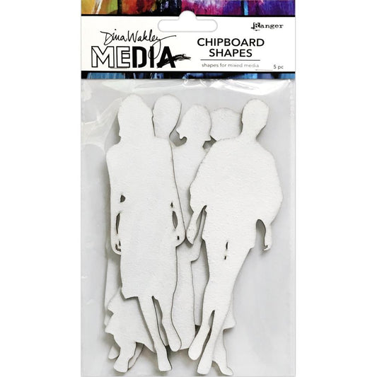 Dina Wakley Media Chipboard Shapes - The Women - MDA74984