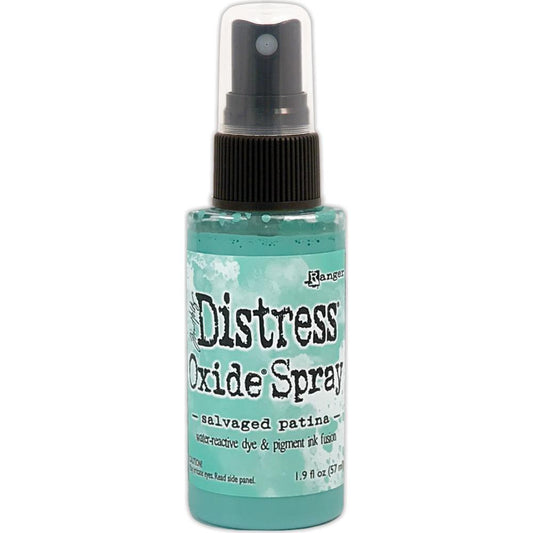 Tim Holtz Distress Oxide Spray 1.9fl oz - Salvaged Patina - TSO 72799