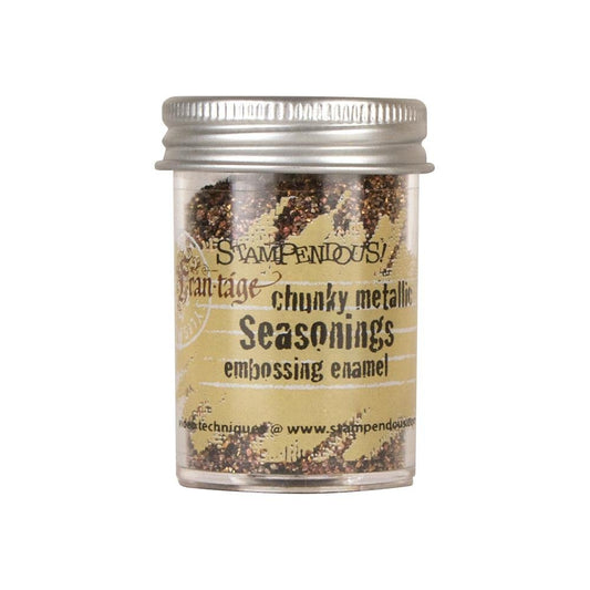 Stampendous Frantage Seasonings Embossing Enamel .63oz - Chunky Metallic - FREG044