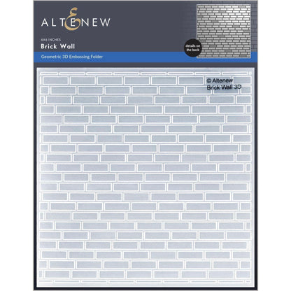 Altenew Brick Wall 3D Embossing Folder - ALT6206
