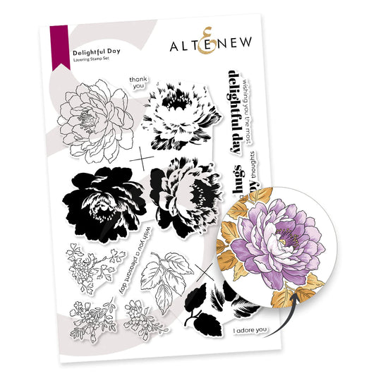 Altenew Delightful Day Stamp Set - ALT7719
