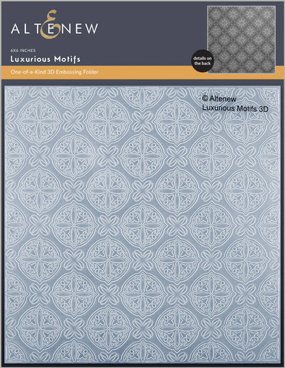 Altenew Luxurious Motifs 3D Embossing Folder - ALT7721