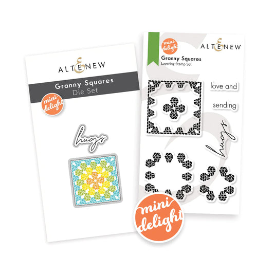 Altenew Mini Delight: Granny Squares Stamp & Die Set - ALT7862BN