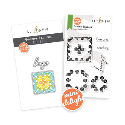 Altenew Mini Delight: Granny Squares Stamp & Die Set - ALT7862BN