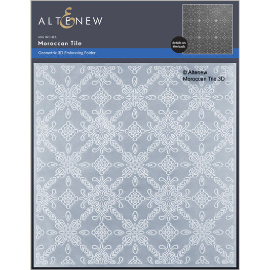 Altenew Moroccan Tile 3D Embossing Folder - ALT7879