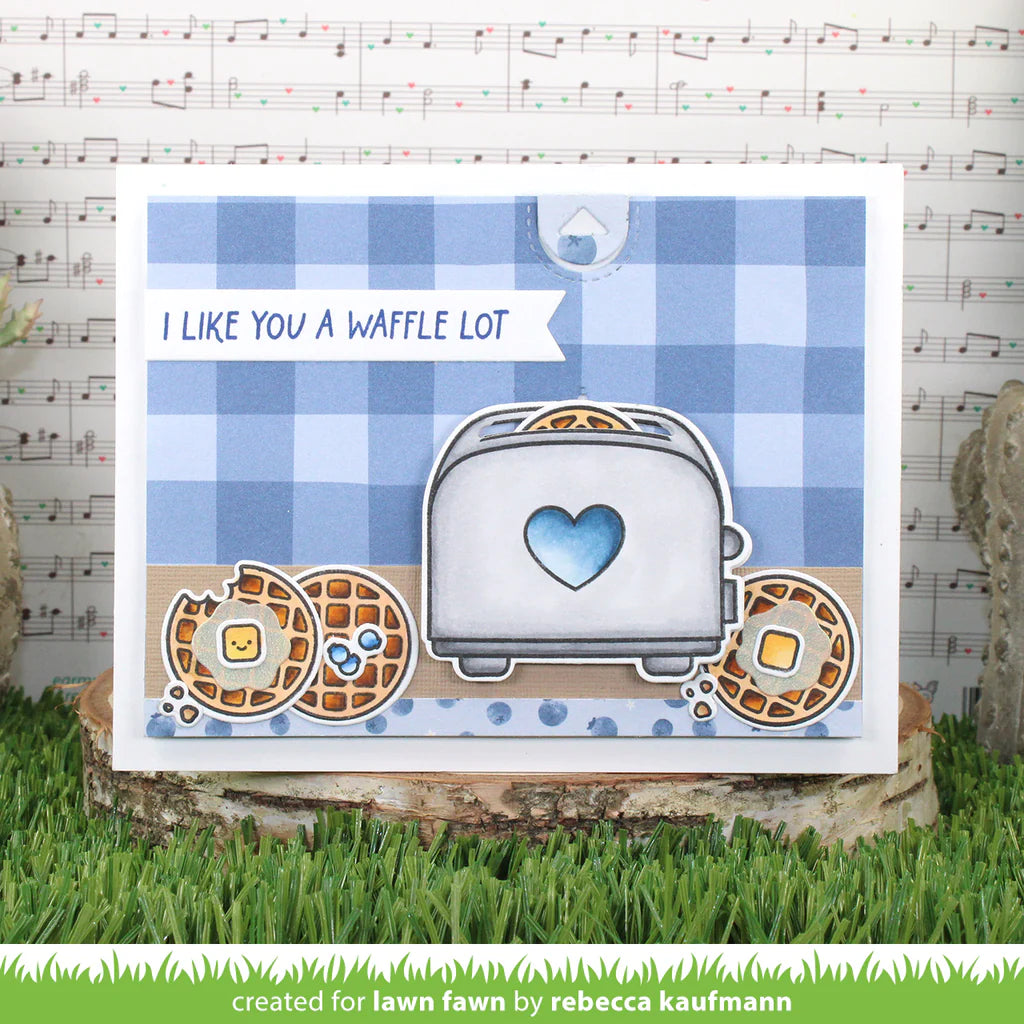 Lawn Fawn A Waffle Lot Stamps - LF3303