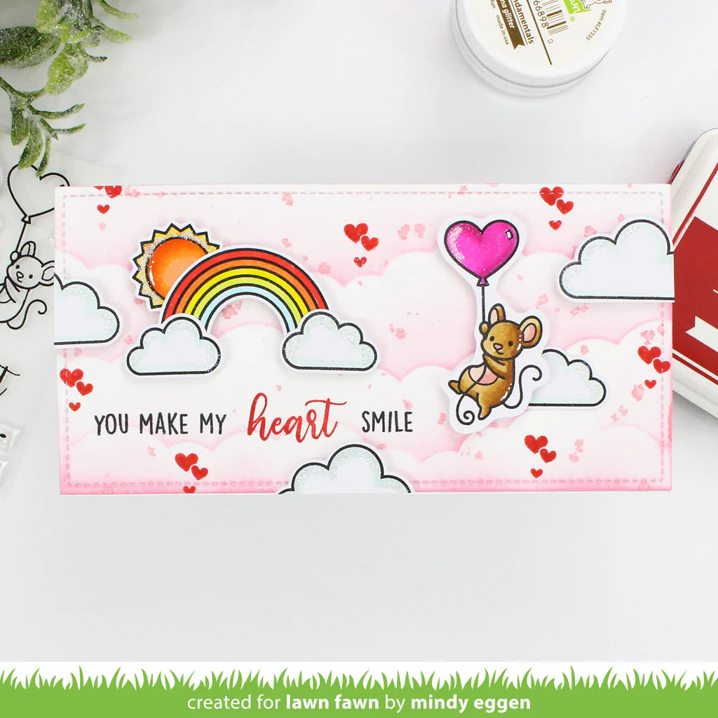 Lawn Fawn All My Heart Stamps - LF3017