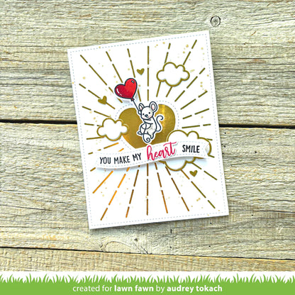 Lawn Fawn All My Heart Stamps - LF3017