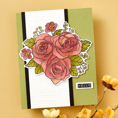 Spellbinders Garden Party SDS & Stencil Bundle from the From the Garden Collection by Wendy Vecchi - BD-0821