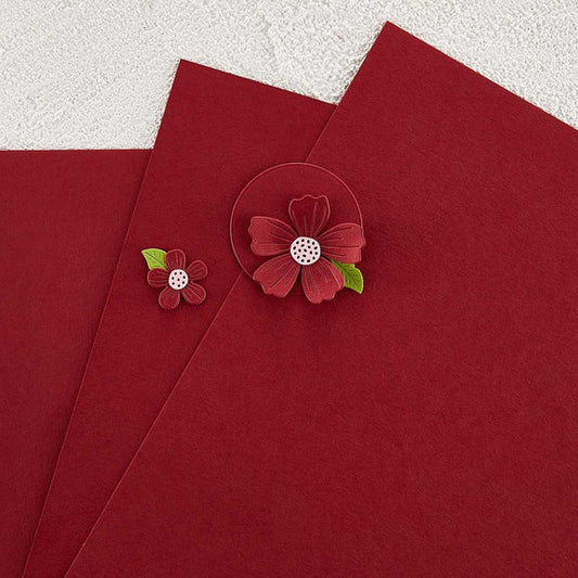 Spellbinders Crimson Color Essential Cardstock 8.5 x 11” – 10 Pack - CS-036