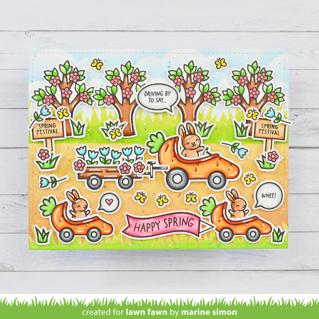 Lawn Fawn Carrot 'Bout You Add-On Stamps - LF3351