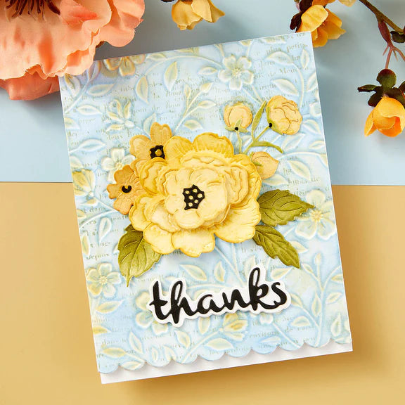 Spellbinders Vintage Florals Etched Dies from the From the Garden Collection by Wendy Vecchi - S4-1328