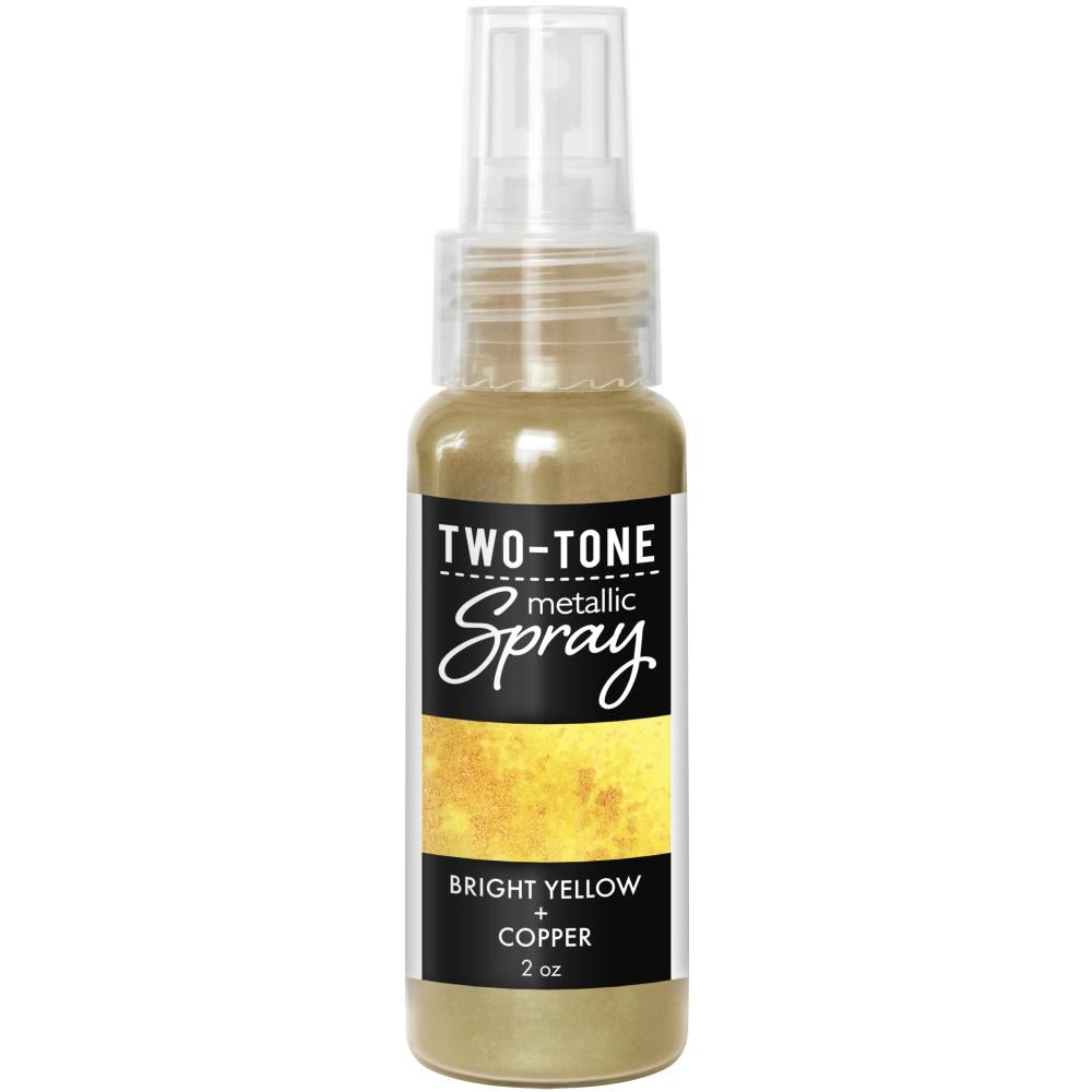 Hero Arts Two-Tone Metallic Spray 2oz Bright Yellow + Copper - HA-WM203