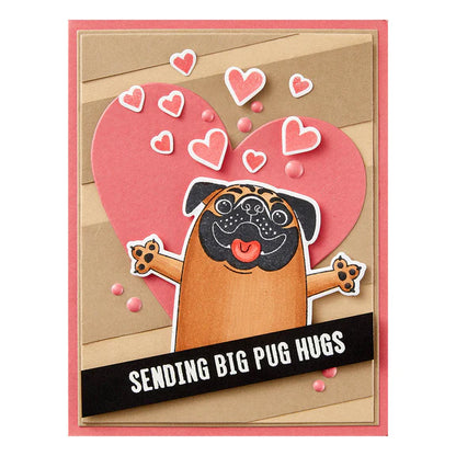 Spellbinders Big Hugs Stamp and Die Bundle by Simon Hurley - BD-0824