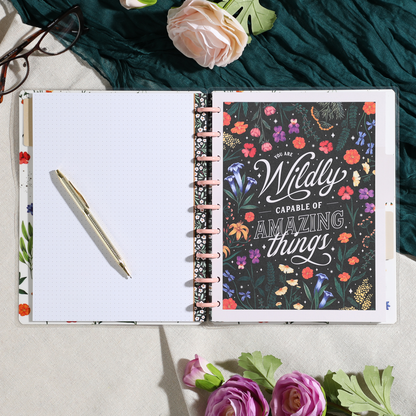 (PRE-ORDER) MAMBI THP Moody Blooms DOTTED LINED CLASSIC NOTEBOOK - NPC-051