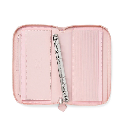 Filofax Saffiano Personal Compact Zip Organizer - Blush - 022699