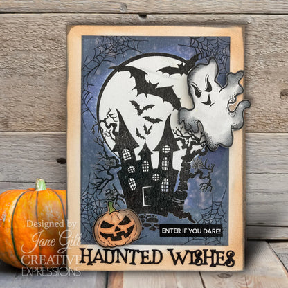 Woodware Clear Stamps 4"X6" Haunted House - JGS844