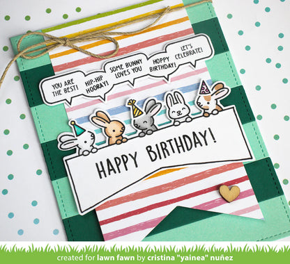 Lawn Fawn All The Party Hats Stamps - LF2872