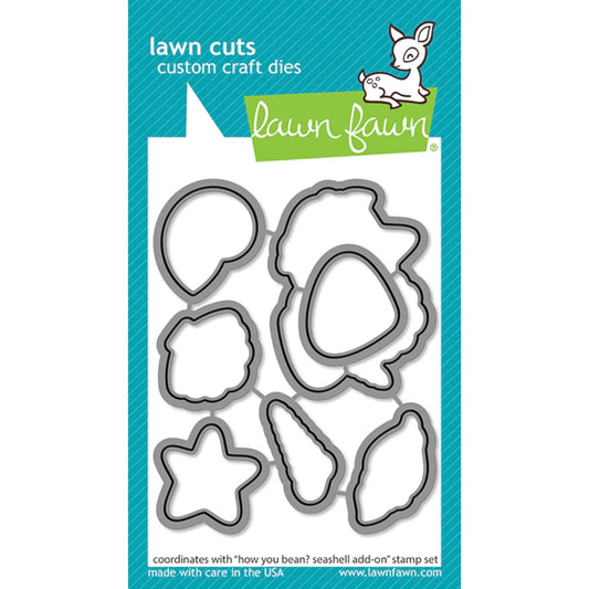 Lawn Fawn How You Bean? Seashell Add-On Lawn Cuts - LF3170