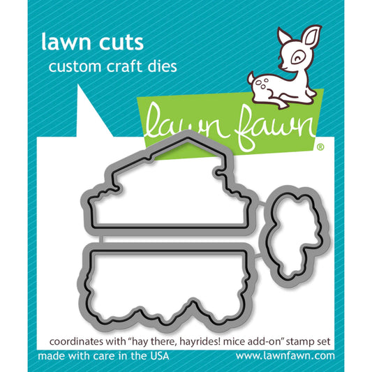 Lawn Fawn Hay There, Hayrides! Mice Add-on Lawn Cuts - LF3216