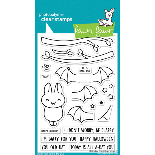 Lawn Fawn Batty For You Stamps- LF3217