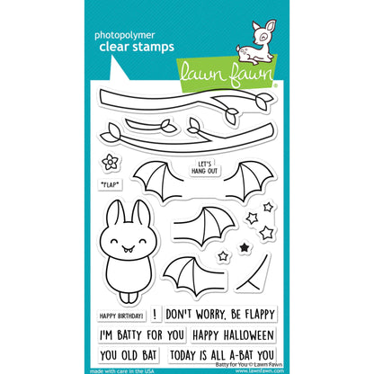 Lawn Fawn Batty For You Stamps- LF3217