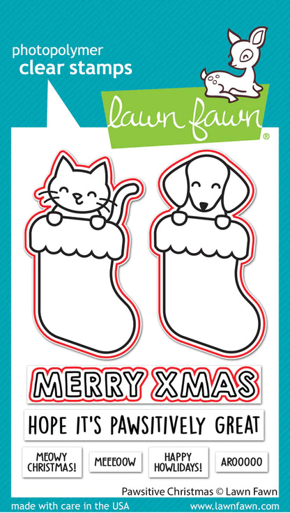 Lawn Fawn Pawsitive Christmas Lawn Cuts - LF3235