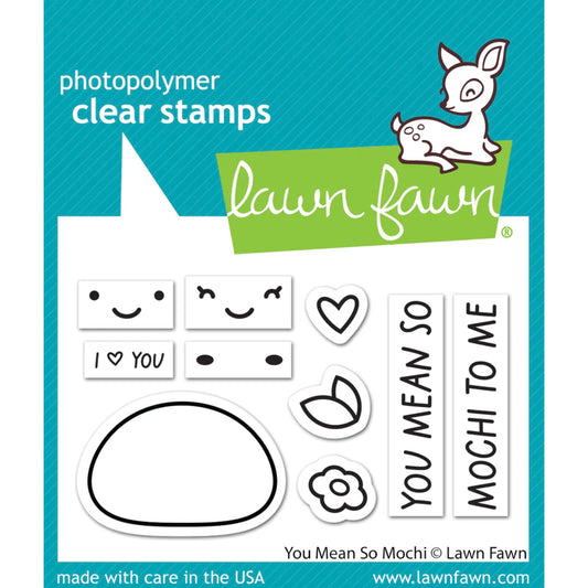 Lawn Fawn You Mean So Mochi Stamps - LF3307