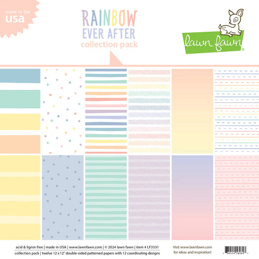Lawn Fawn Rainbow Ever After Collection Pack - LF3331