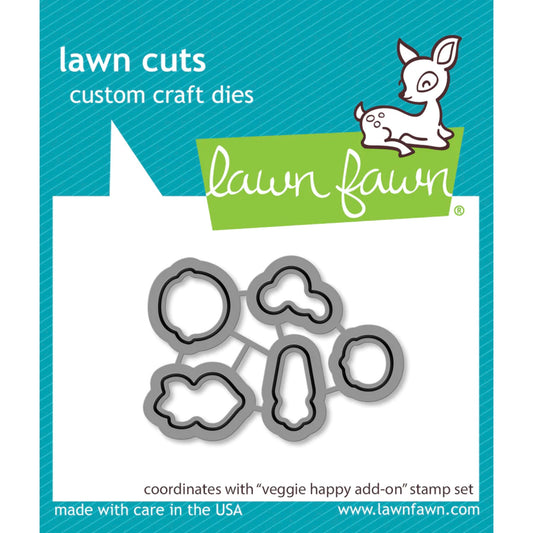 Lawn Fawn Veggie Happy Add-On Lawn Cuts - LF3343