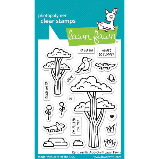 Lawn Fawn Kanga-Rrific Add-On Stamps - LF3346