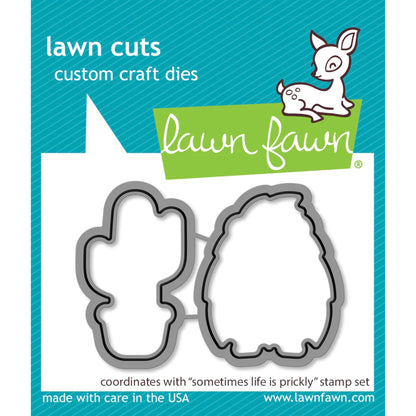 Lawn Fawn Sometimes Life Is Prickly Lawn Cuts - LF3356