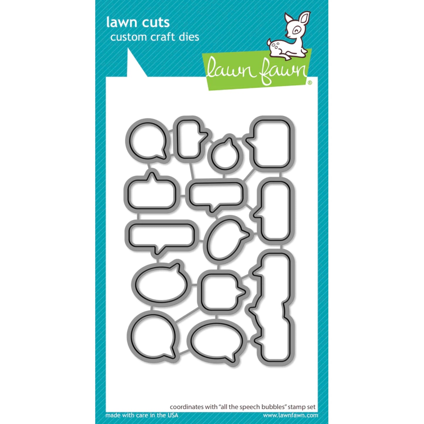 Lawn Fawn All The Speech Bubbles Lawn Cuts - LF3360