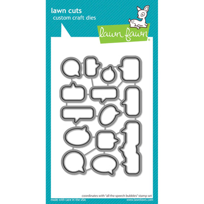 Lawn Fawn All The Speech Bubbles Lawn Cuts - LF3360