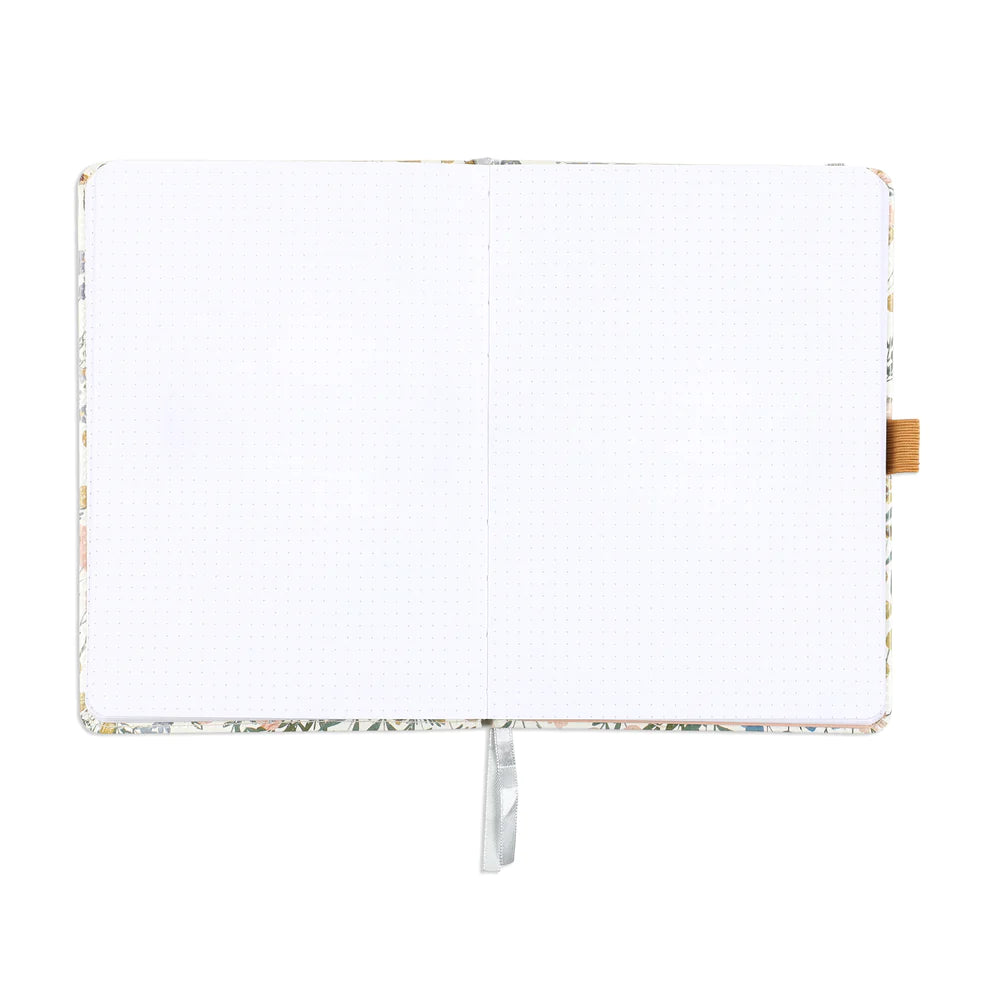 (PRE-ORDER) MAMBI Ditsy Wildflower BULLET DOT GRID HAPPY JOURNAL® - 80 SHEETS - 160GSM PAPER - NBBA5-003