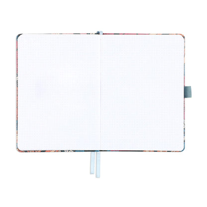 (PRE-ORDER) MAMBI Retro Blooms BULLET DOT GRID HAPPY JOURNAL® - 80 SHEETS - 160GSM PAPER - NBBA5-009