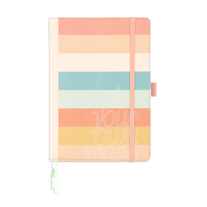 (PRE-ORDER) MAMBI Sunset Stripe BULLET DOT GRID HAPPY JOURNAL® - 80 SHEETS - 160GSM PAPER - NBBA5-011