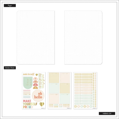 (PRE-ORDER) MAMBI Sunset Stripe BULLET DOT GRID HAPPY JOURNAL® - 80 SHEETS - 160GSM PAPER - NBBA5-011