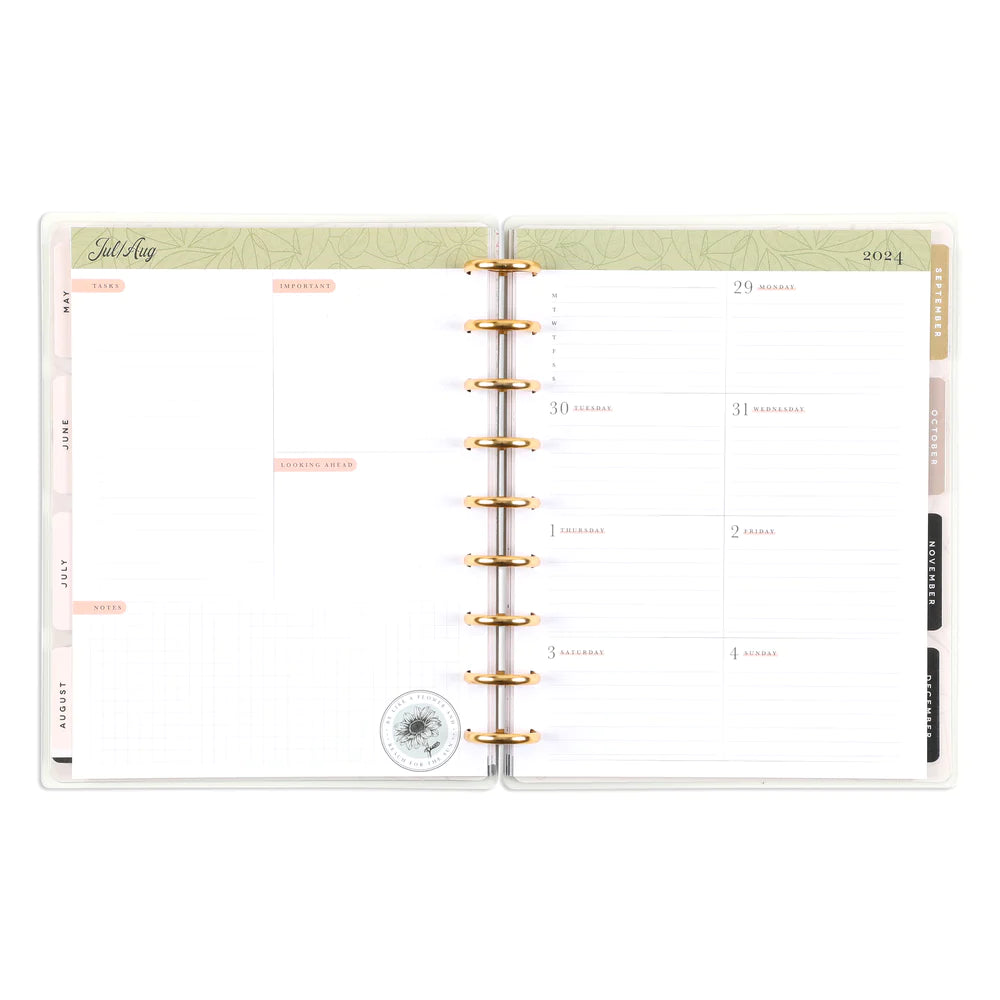 MAMBI 2024 DELUXE Modern Farmhouse Happy Planner CLASSIC 12 Months - PPMCD12-038