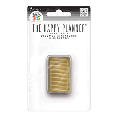 Mambi Happy Planner Mini Discs – Gold - RINS-01