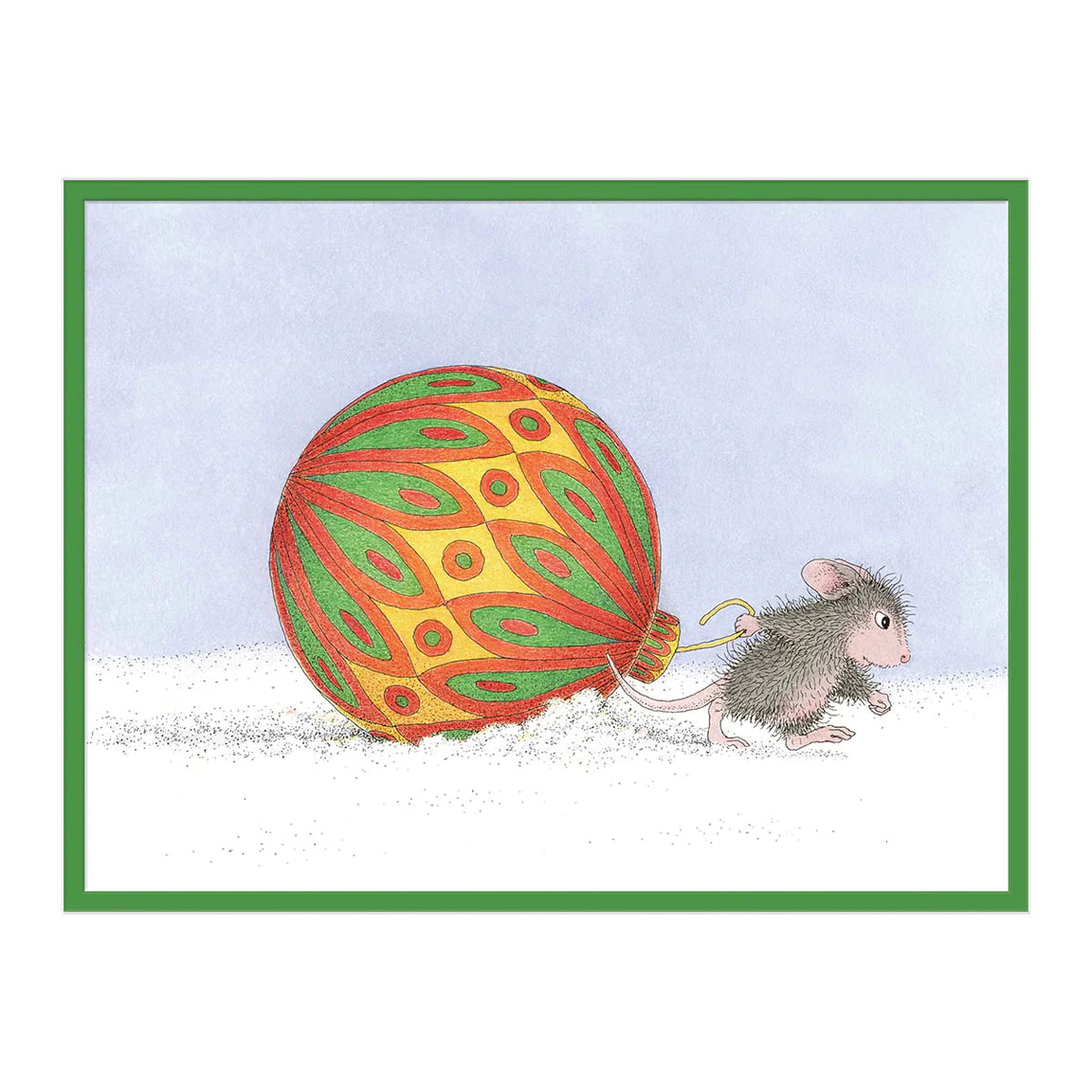 Spellbinders House Mouse Cling Rubber Stamp Briging Christmas To You - RSC-016