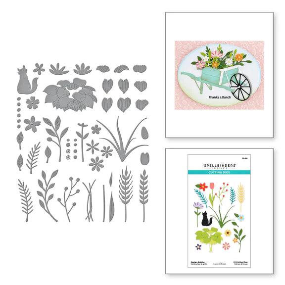 Spellbinders Garden Builder Etched Dies from the Country Road Collection by Annie Williams - S5-580